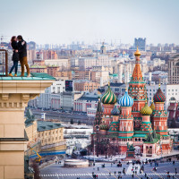 Прогулка по крышам Москвы